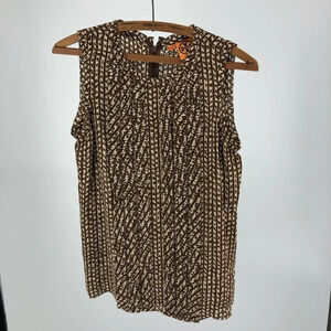 Tory Burch silk sleeveless top size 4 small